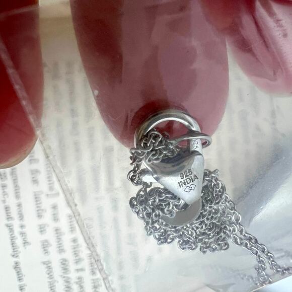 NEW Sterling Silver 925 Green Peridot Oval Necklace & Stud Earring Jewelry Set - Picture 6 of 9